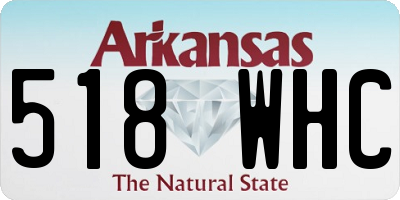 AR license plate 518WHC