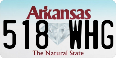 AR license plate 518WHG