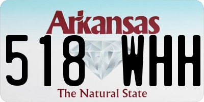 AR license plate 518WHH