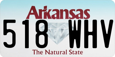 AR license plate 518WHV