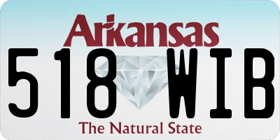 AR license plate 518WIB