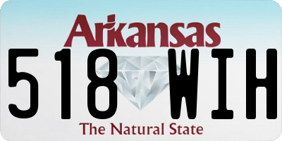 AR license plate 518WIH