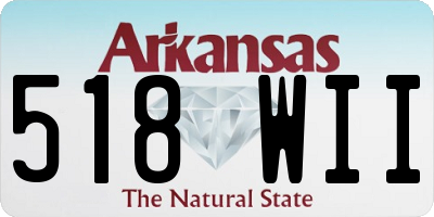 AR license plate 518WII