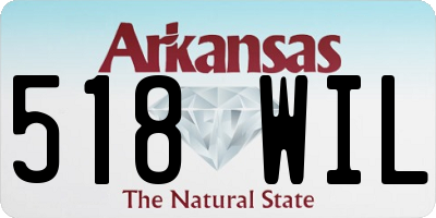 AR license plate 518WIL