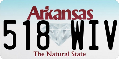AR license plate 518WIV