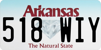 AR license plate 518WIY