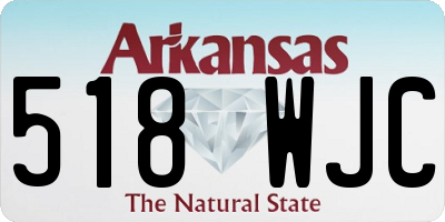 AR license plate 518WJC