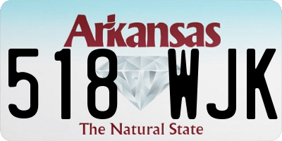 AR license plate 518WJK