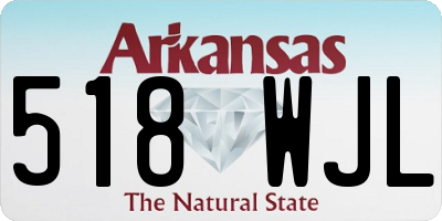 AR license plate 518WJL