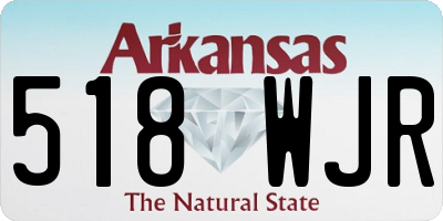 AR license plate 518WJR
