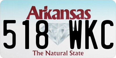 AR license plate 518WKC