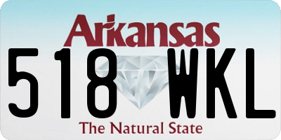 AR license plate 518WKL