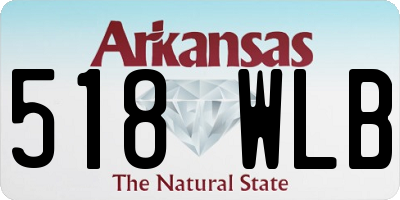 AR license plate 518WLB