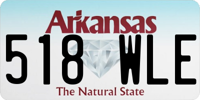 AR license plate 518WLE