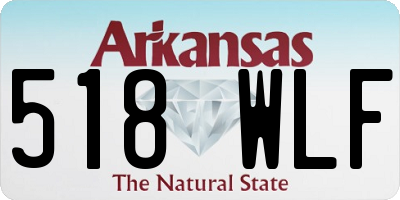 AR license plate 518WLF
