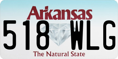 AR license plate 518WLG