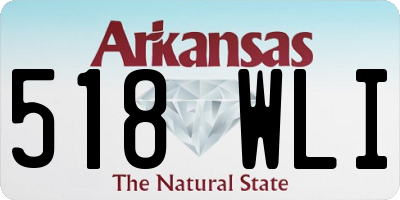 AR license plate 518WLI