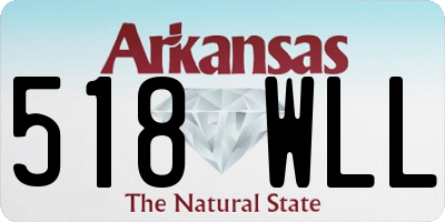 AR license plate 518WLL