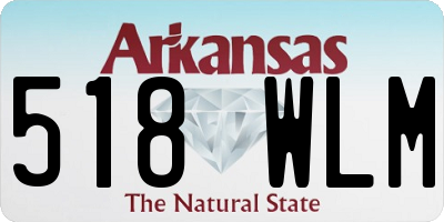 AR license plate 518WLM