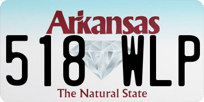 AR license plate 518WLP