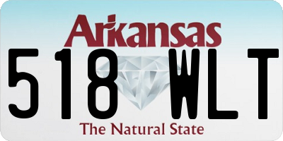 AR license plate 518WLT