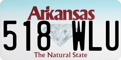 AR license plate 518WLU