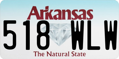 AR license plate 518WLW
