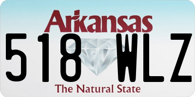 AR license plate 518WLZ