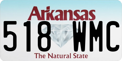 AR license plate 518WMC