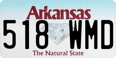 AR license plate 518WMD