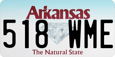 AR license plate 518WME