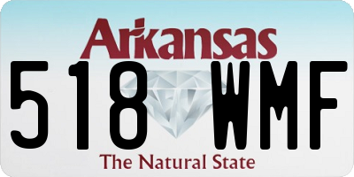 AR license plate 518WMF