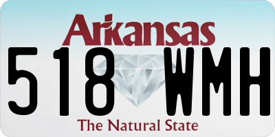 AR license plate 518WMH