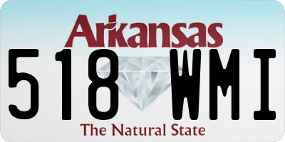 AR license plate 518WMI