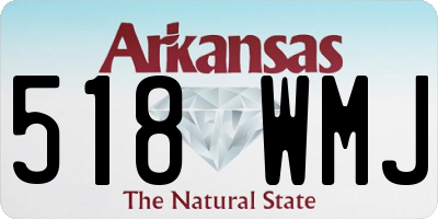 AR license plate 518WMJ