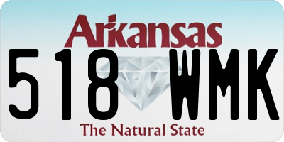 AR license plate 518WMK
