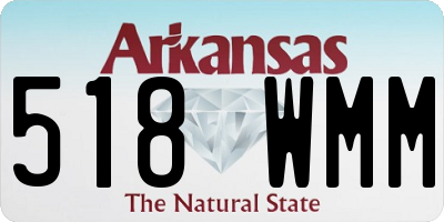 AR license plate 518WMM