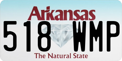 AR license plate 518WMP