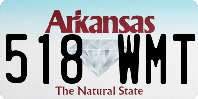 AR license plate 518WMT