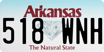 AR license plate 518WNH