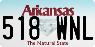 AR license plate 518WNL