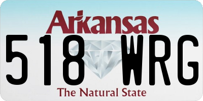 AR license plate 518WRG