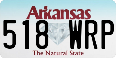 AR license plate 518WRP