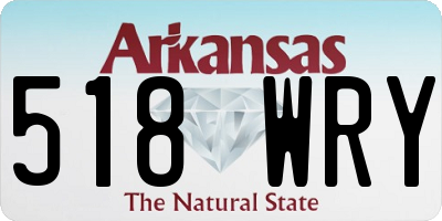 AR license plate 518WRY