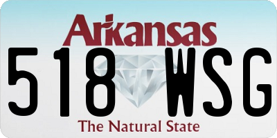 AR license plate 518WSG