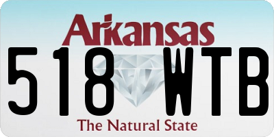 AR license plate 518WTB