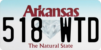 AR license plate 518WTD