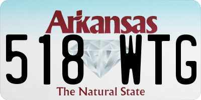 AR license plate 518WTG