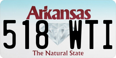 AR license plate 518WTI