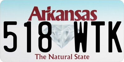 AR license plate 518WTK